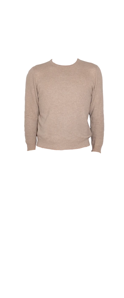 Beige Cashmere Sweater